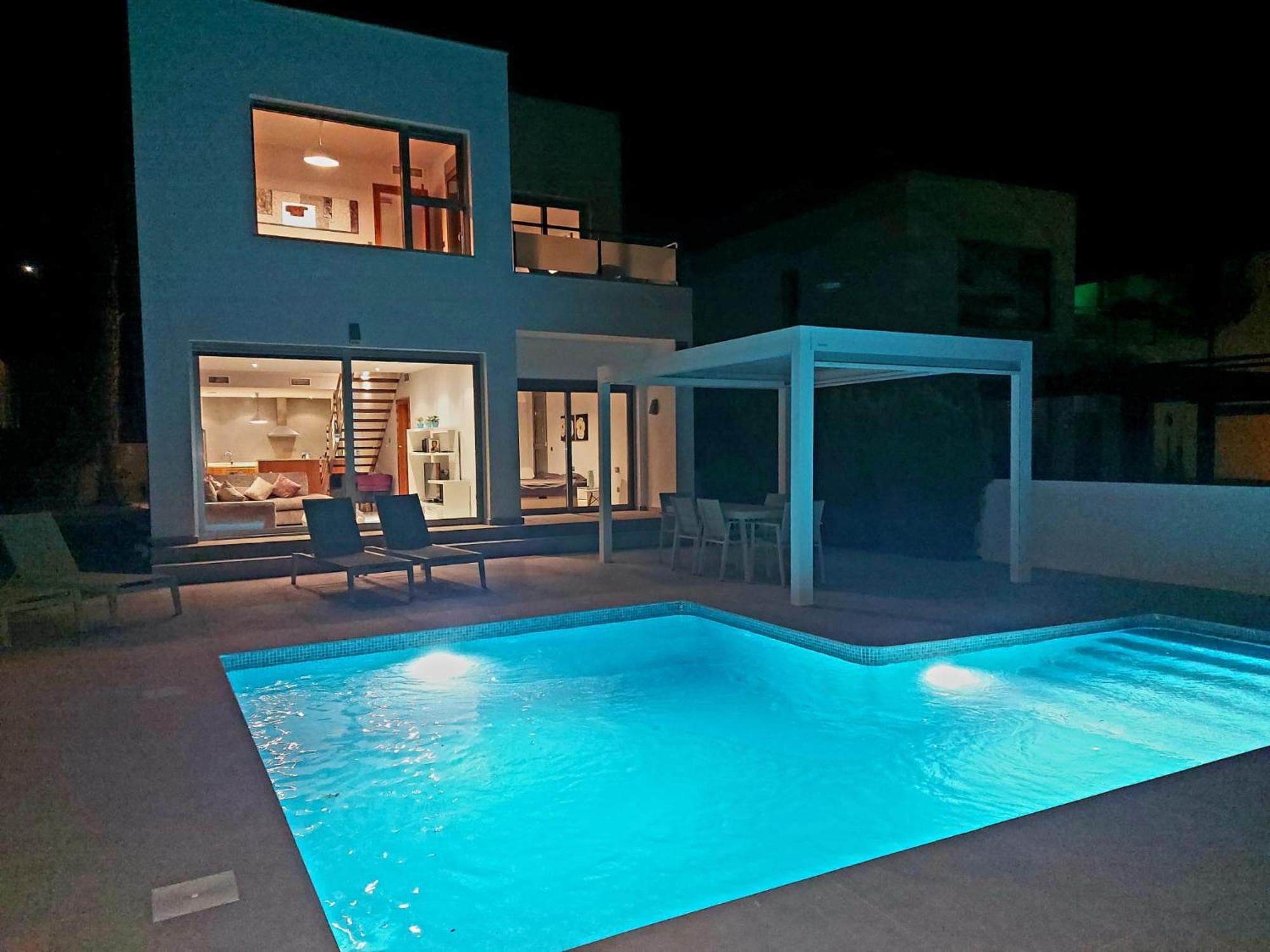 Modern Villa Frontline Golf Algorfa Buitenkant foto